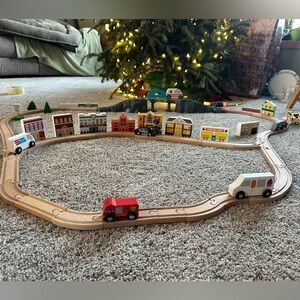 Vehicles, Buildings, Signs & Bridge J adore Super Mega City World Train Set